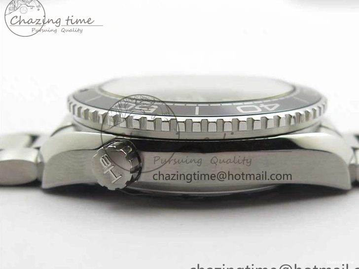 0217 Planet Ocean 39.5mm Black Ceramic Bezel SS VSF 1:1 Best Edition Black Dial on SS Bracelet A Stretchable 7890